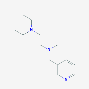 molecular formula C13H23N3 B3853990 N',N'-diethyl-N-methyl-N-(pyridin-3-ylmethyl)ethane-1,2-diamine 