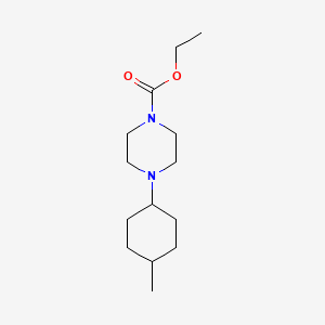 molecular formula C14H26N2O2 B3854048 Ethyl 4-(4-methylcyclohexyl)piperazine-1-carboxylate 