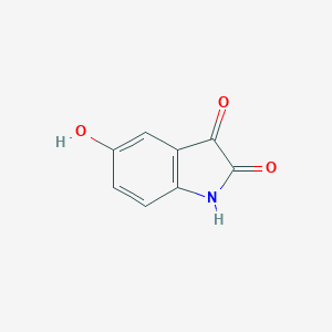 molecular formula C8H5NO3 B038543 5-羟基吲哚-2,3-二酮 CAS No. 116569-09-6
