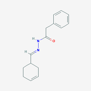 molecular formula C15H18N2O B3854510 N'-[(E)-cyclohex-3-en-1-ylmethylidene]-2-phenylacetohydrazide 