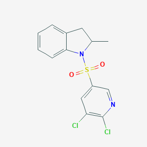 1-[(5,6-Dichloro-3-pyridinyl)sulfonyl]-2-methylindoline