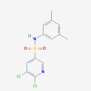 5,6-dichloro-N-(3,5-dimethylphenyl)-3-pyridinesulfonamide