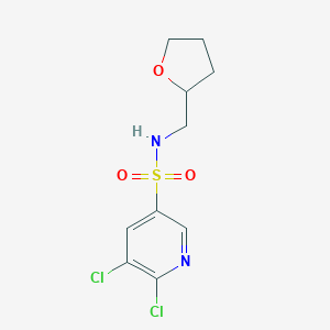 5,6-dichloro-N-(tetrahydro-2-furanylmethyl)-3-pyridinesulfonamide