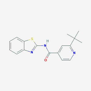 N-(1,3-benzothiazol-2-yl)-2-tert-butylpyridine-4-carboxamide
