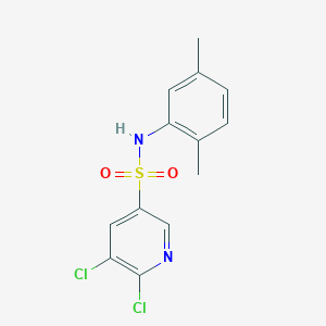 5,6-dichloro-N-(2,5-dimethylphenyl)-3-pyridinesulfonamide