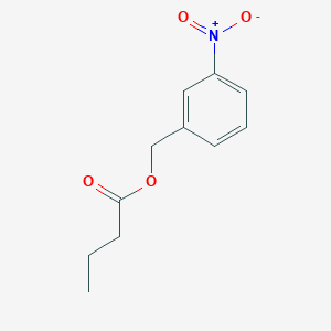 molecular formula C11H13NO4 B038550 m-Nitrobenzyl butyrate CAS No. 119613-13-7