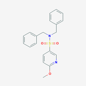 N,N-dibenzyl-6-methoxy-3-pyridinesulfonamide
