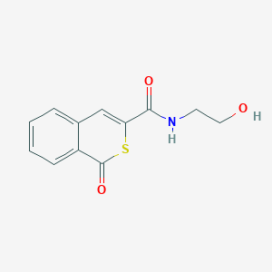 molecular formula C12H11NO3S B385508 N-(2-hydroxyethyl)-1-oxo-1H-isothiochromene-3-carboxamide CAS No. 627487-66-5