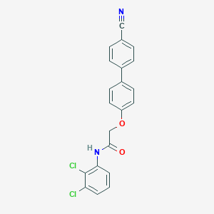 2-[(4'-cyano[1,1'-biphenyl]-4-yl)oxy]-N-(2,3-dichlorophenyl)acetamide