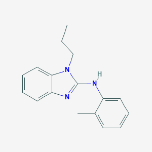 N-(2-methylphenyl)-N-(1-propyl-1H-benzimidazol-2-yl)amine