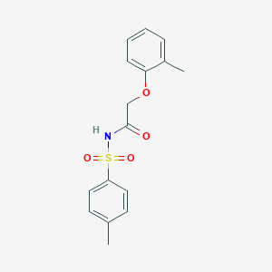 4-methyl-N-[(2-methylphenoxy)acetyl]benzenesulfonamide