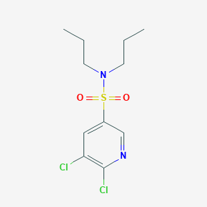 5,6-dichloro-N,N-dipropyl-3-pyridinesulfonamide