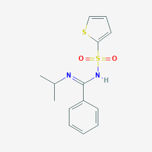 N-[(isopropylamino)(phenyl)methylene]-2-thiophenesulfonamide