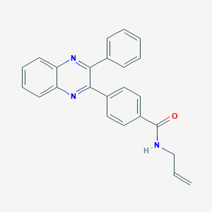 N-allyl-4-(3-phenyl-2-quinoxalinyl)benzamide