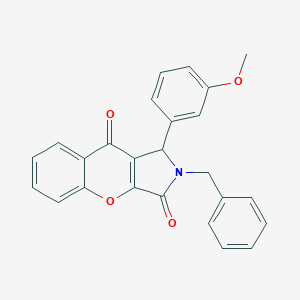 2-Benzyl-1-(3-methoxyphenyl)-1,2-dihydrochromeno[2,3-c]pyrrole-3,9-dione