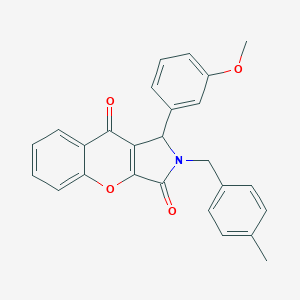 1-(3-Methoxyphenyl)-2-(4-methylbenzyl)-1,2-dihydrochromeno[2,3-c]pyrrole-3,9-dione