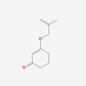 molecular formula C10H14O2 B038562 3-(2-Methyl-2-propenyloxy)-2-cyclohexen-1-one CAS No. 112148-00-2