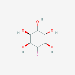 molecular formula C6H11FO5 B038566 (1S,2S,4S,5R)-6-fluorocyclohexane-1,2,3,4,5-pentol CAS No. 116049-87-7