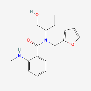 N-(2-furylmethyl)-N-[1-(hydroxymethyl)propyl]-2-(methylamino)benzamide