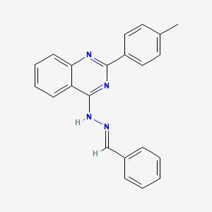 benzaldehyde [2-(4-methylphenyl)-4-quinazolinyl]hydrazone