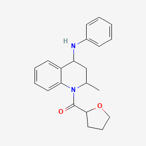 2-methyl-N-phenyl-1-(tetrahydro-2-furanylcarbonyl)-1,2,3,4-tetrahydro-4-quinolinamine