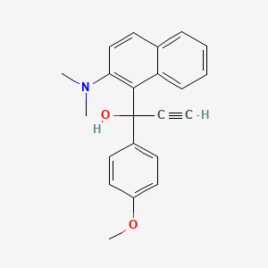1-[2-(dimethylamino)-1-naphthyl]-1-(4-methoxyphenyl)-2-propyn-1-ol