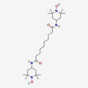 molecular formula C28H54N4O4 B3857192 N,N'-bis(1-hydroxy-2,2,6,6-tetramethylpiperidin-4-yl)decanediamide 