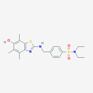 Benzenesulfonamide,N,N-diethyl-4-[[(6-hydroxy-4,5,7-trimethyl-2-benzothiazolyl)amino]methyl]-