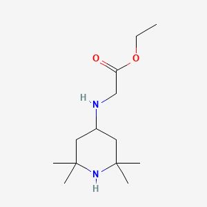 molecular formula C13H26N2O2 B3857564 ethyl 2-[(2,2,6,6-tetramethylpiperidin-4-yl)amino]acetate 
