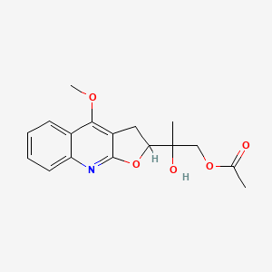 molecular formula C17H19NO5 B3857641 Dubinine 