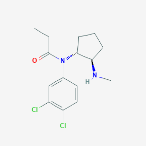 molecular formula C15H20Cl2N2O B038577 N-Desmethyleclanamine CAS No. 116271-40-0