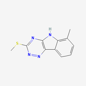 6-methyl-3-(methylthio)-5H-[1,2,4]triazino[5,6-b]indole