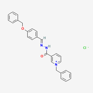 1-benzyl-3-({2-[4-(benzyloxy)benzylidene]hydrazino}carbonyl)pyridinium chloride