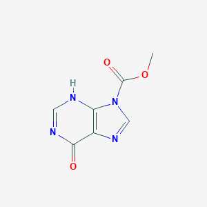 molecular formula C7H6N4O3 B385862 methyl 6-oxo-3H-purine-9-carboxylate 