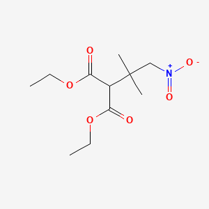 molecular formula C11H19NO6 B3858746 Diethyl 2-(2-methyl-1-nitropropan-2-yl)malonate 