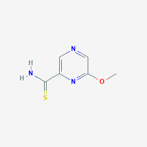 molecular formula C6H7N3OS B385932 6-Methoxypyrazine-2-carbothioamide CAS No. 68450-42-0