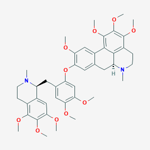 molecular formula C43H52N2O10 B038597 Methoxyadiantifoline CAS No. 115452-09-0