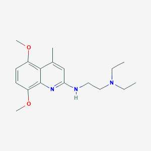 molecular formula C18H27N3O2 B3859868 N-(5,8-dimethoxy-4-methylquinolin-2-yl)-N',N'-diethylethane-1,2-diamine 