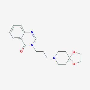 molecular formula C18H23N3O3 B385998 3-[3-(1,4-Dioxa-8-azaspiro[4.5]decan-8-yl)propyl]quinazolin-4-one 