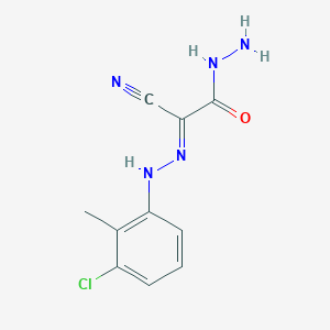 2-[(3-Chloro-2-methylphenyl)hydrazono]-2-cyanoacetohydrazide