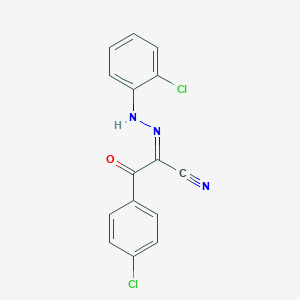 3-(4-Chlorophenyl)-2-[(2-chlorophenyl)hydrazono]-3-oxopropanenitrile