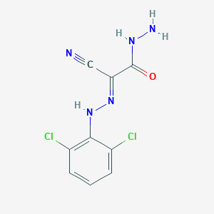 2-Cyano-2-[(2,6-dichlorophenyl)hydrazono]acetohydrazide