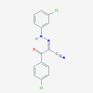 3-(4-Chlorophenyl)-2-[(3-chlorophenyl)hydrazono]-3-oxopropanenitrile
