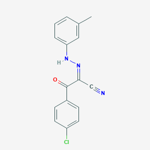 3-(4-Chlorophenyl)-2-[(3-methylphenyl)hydrazono]-3-oxopropanenitrile