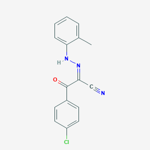 3-(4-Chlorophenyl)-2-[(2-methylphenyl)hydrazono]-3-oxopropanenitrile