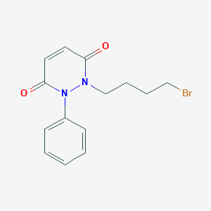 1-(4-Bromobutyl)-2-phenylpyridazine-3,6-dione