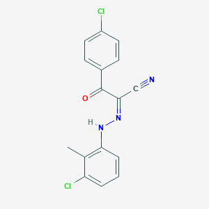 2-[(3-Chloro-2-methylphenyl)hydrazono]-3-(4-chlorophenyl)-3-oxopropanenitrile