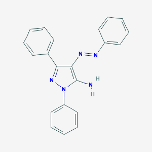 1,3-diphenyl-4-(phenyldiazenyl)-1H-pyrazol-5-ylamine