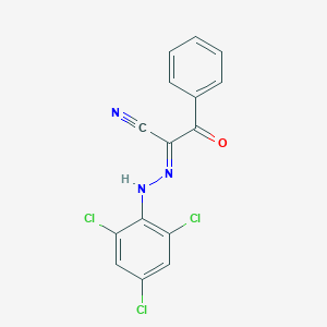 3-Oxo-3-phenyl-2-[(2,4,6-trichlorophenyl)hydrazono]propanenitrile