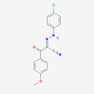 2-[(4-Chlorophenyl)hydrazono]-3-(4-methoxyphenyl)-3-oxopropanenitrile
